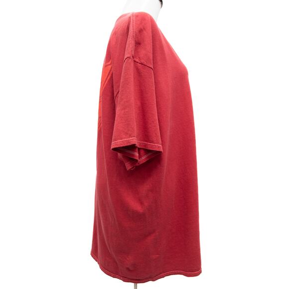 Vintage Tubular Red Tampa Bay Buccaneers Short Sleeve T-Shirt Size 2X - Picture 4 of 10